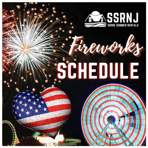NJ Shore Fourth of July Fireworks Schedule